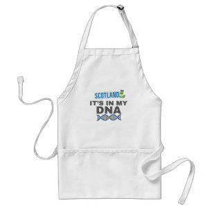 Delantal Escocia es mi regalo de herencia escocesa DNA