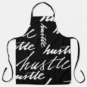 Delantal Escritura manual de música grunge de color con un