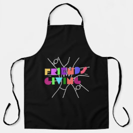 Delantal Escuadrón de la Amistad: Agradecidos y reunidos