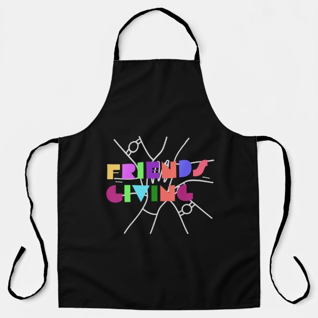 Delantal Escuadrón de la Amistad: Agradecidos y reunidos (Anverso)