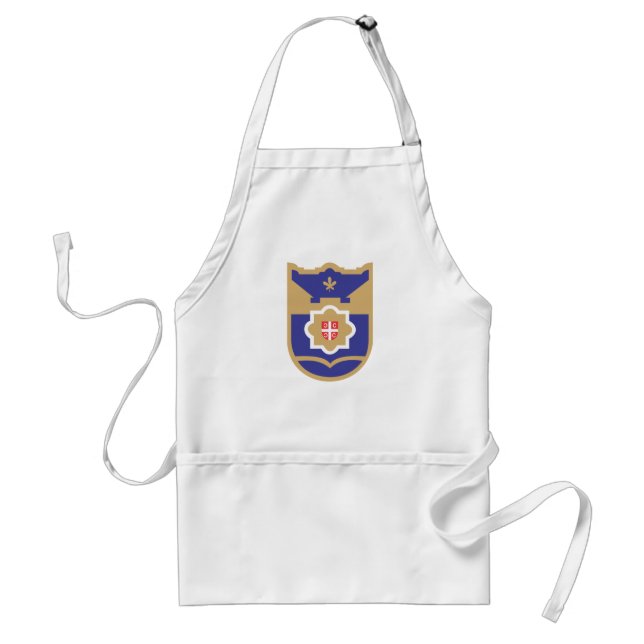 Delantal Escudo de armas de Banja Luka (Frente)