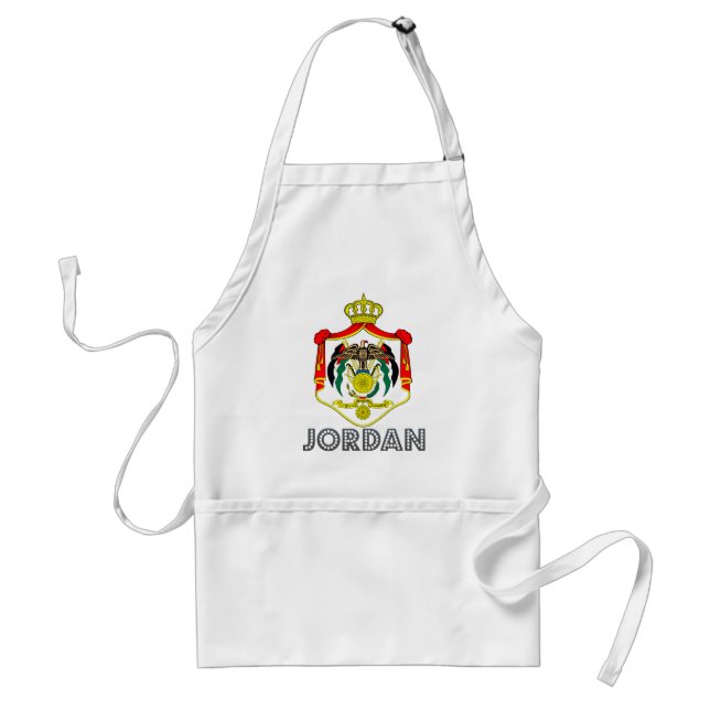 Delantal Escudo de armas de Jordania (Frente)