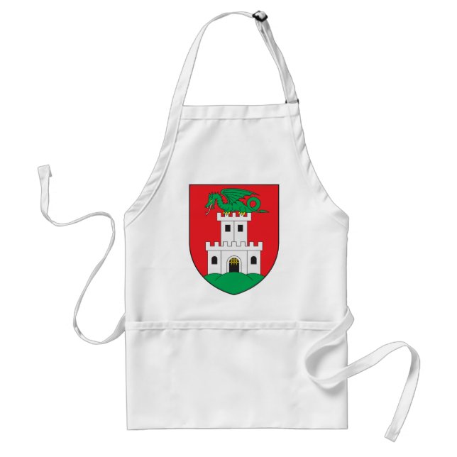 Delantal Escudo de armas de Ljubljana (Frente)