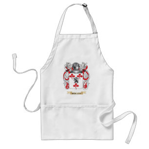 Delantal Escudo de armas de lodo (escudo familiar)