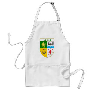 Delantal Escudo de armas de McNeil/escudo de la familia