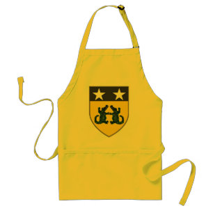 Delantal escudo de armas del croc