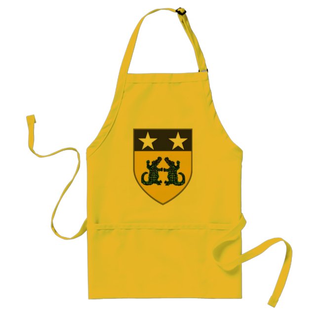 Delantal escudo de armas del croc (Frente)