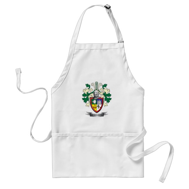 Delantal Escudo de armas del escudo de la familia de (Frente)
