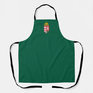 Delantal escudo de Hungría símbolo del país emblema magyar