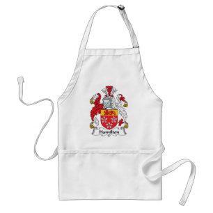 Delantal Escudo de la familia de Hamilton