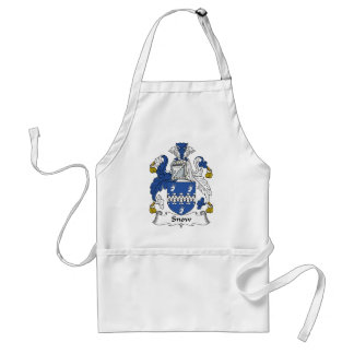 Delantal Escudo de la familia de la nieve
