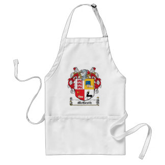 Delantal Escudo de la familia de McGrath