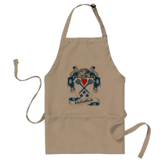 Delantal Escudo de la familia de McGuffock