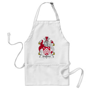 Delantal Escudo de la familia del Singleton