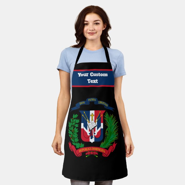 Delantal Escudo de la República Dominicana (Gastado)