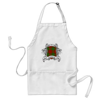 Delantal Escudo del tartán de Lennox