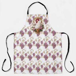 Delantal Escudo heráldico de gallos y uvas