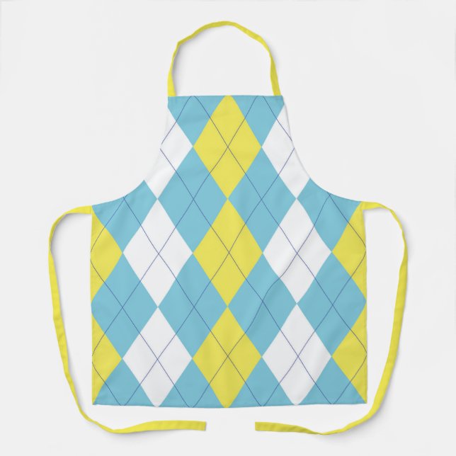 Delantal Escuela Prep Rechaza Argyle Apron (Anverso)
