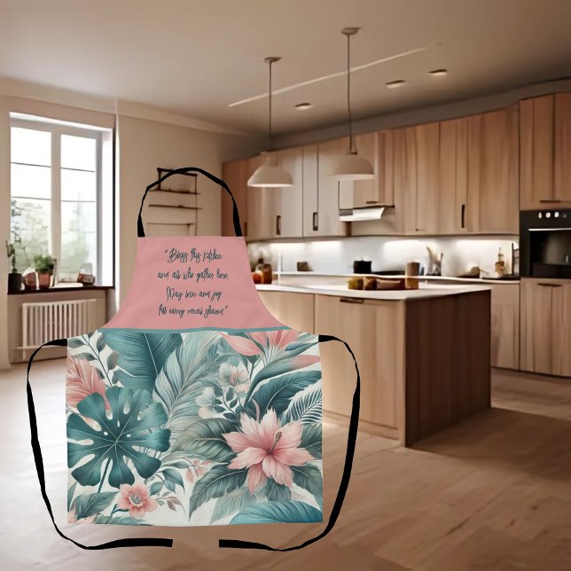 Delantal Esencia Tropical Personalizable (Subido por el creador)