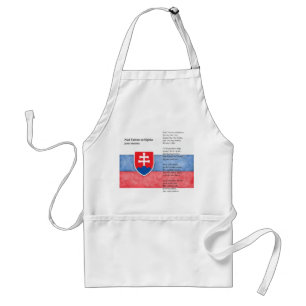 Delantal Eslovaquia - blýska Tatrou sa del Nad