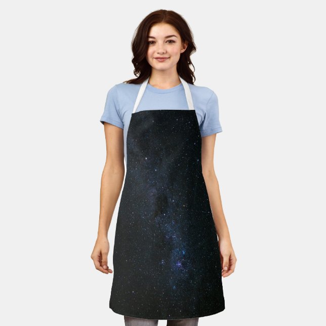 Delantal Espacio de bonito (Gastado)
