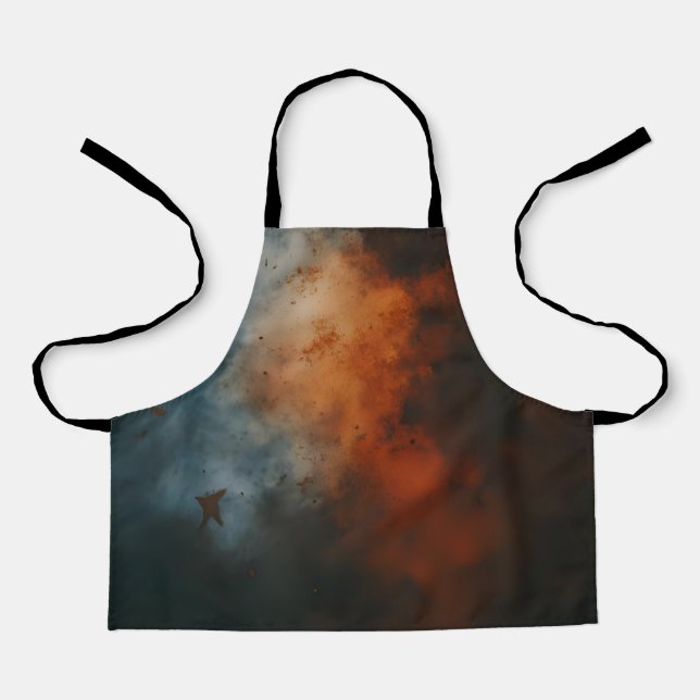 Delantal Espacios Oxidados (Anverso)