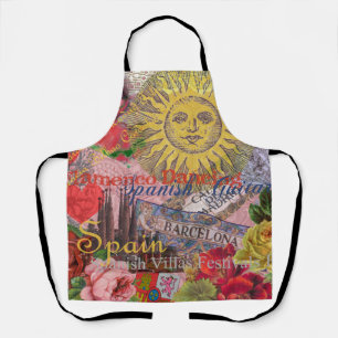 Delantal España Sunshine español Travel Art