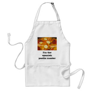 Delantal español del amo del paella