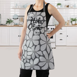 Delantal Español Hello Otoño Fall Vibes Personalize