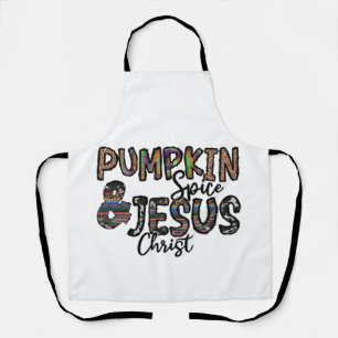 Delantal Especias de Calabaza y Jesucristo