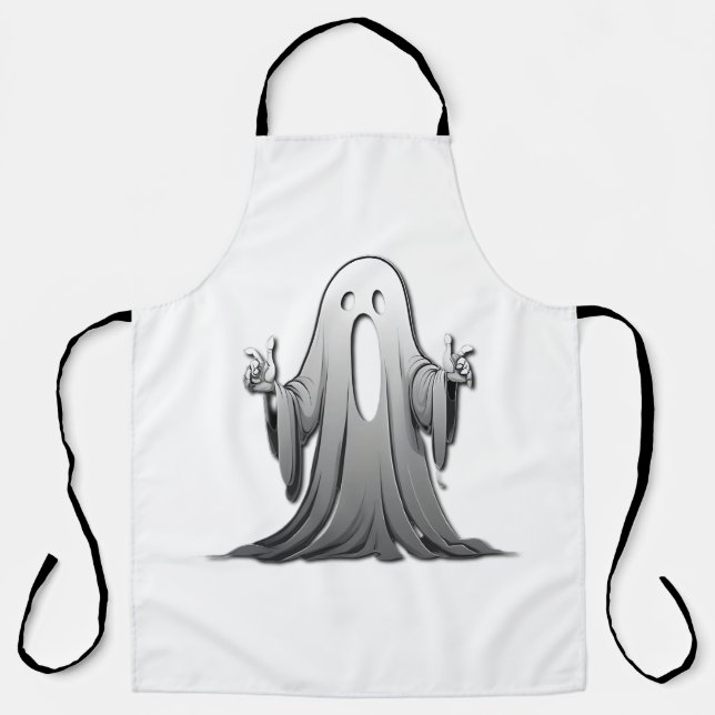 Delantal Espectacular fantasma de Salem (Anverso)