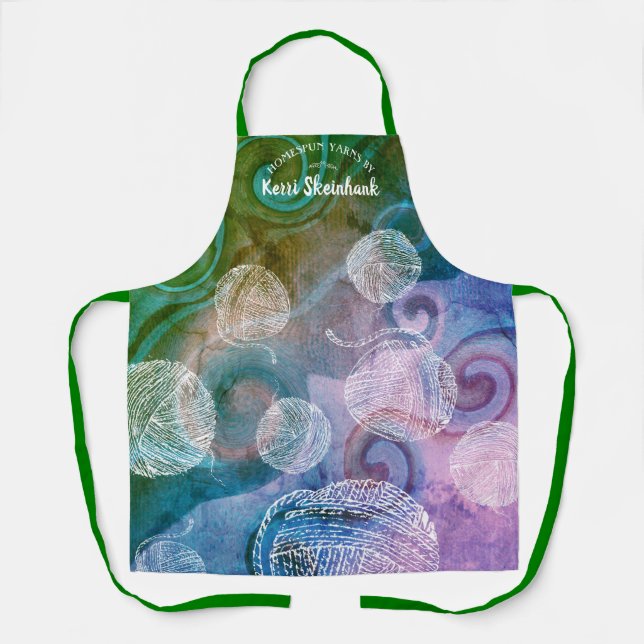 Delantal Espectáculo de artesanía casera con tejado de hila (Anverso)