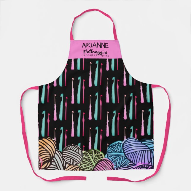 Delantal Espectáculo de artesanía de ganchos de hilados de  (Anverso)