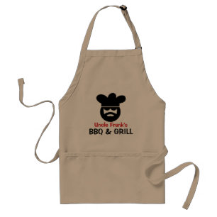 Delantal Espectro de barbacoa personalizado para hombres
