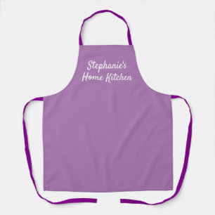 Delantal Espectro de cocina personalizada Purple Lilis