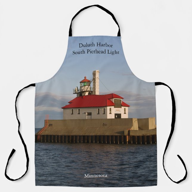 Delantal Espectro de luz de Duluuth Harbour South Pierhead (Anverso)