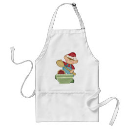 Delantal Espectro de navidad Holiday Baking Elf