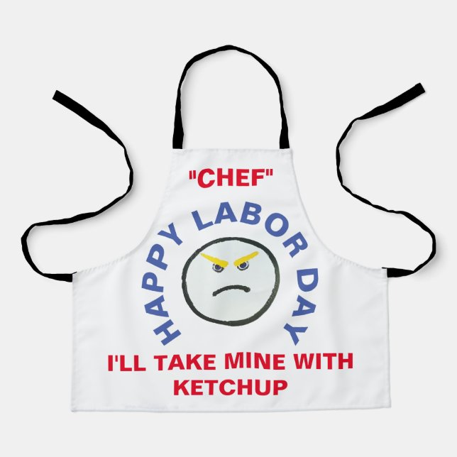 Delantal Espectro del Día del Trabajo (Anverso)