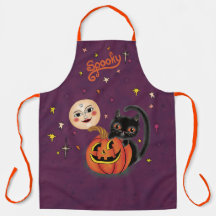 Espeluznante Calabaza Kitten Moon - Púrpura oscuro