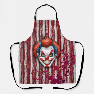 Delantal Espeluznante Halloween del Carnaval de Payaso
