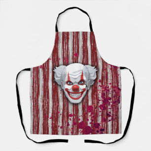 Delantal Espeluznante Halloween del Carnaval de Payaso