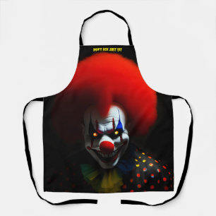 Delantal Espeluznante payaso Phobia Scary Gag Personalizado