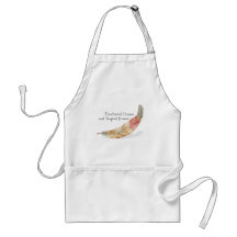 Esperanzas de Feathered enredan sueños Boho Apron