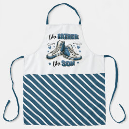 Delantal Espinadores azules como padre, como hijo