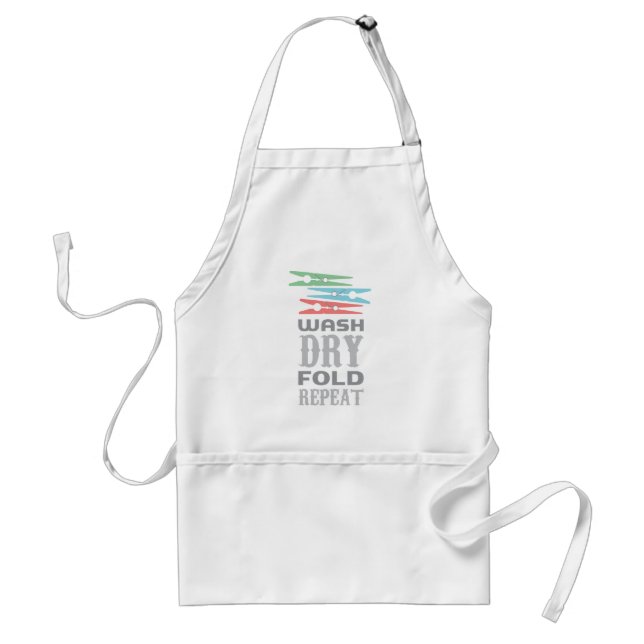 Delantal Espinas de ropa de lavandería (Frente)