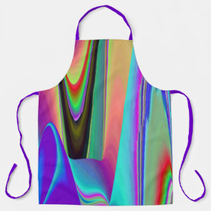 Delantal Espíritu de brisa de verano, abstracto trompeta 3D