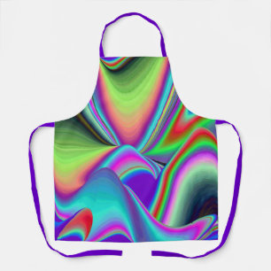 Delantal Espíritu de brisa de verano, abstracto trompeta 3D