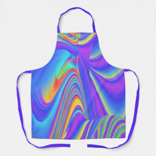 Delantal Espíritu de brisa de verano, abstracto trompeta 3D