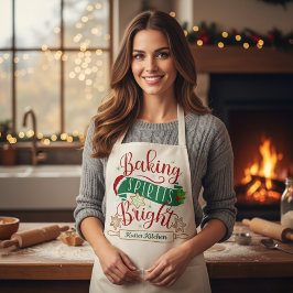 Delantal Espíritus de hormiga Navidades personalizados bril