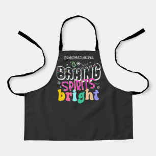 Delantal Espíritus de hormigón Brillantes Cocina Retro Niño